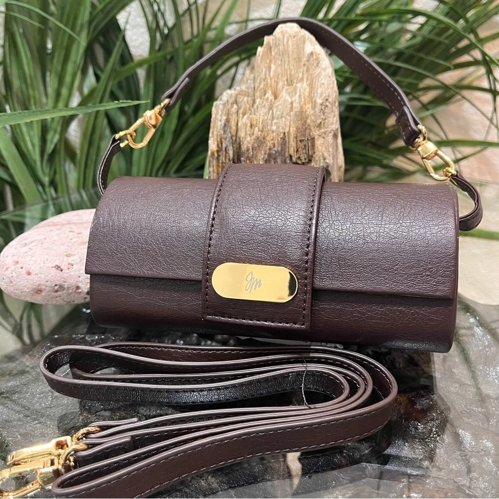 🔥NWOT🔥 JM Collection Brown Leather
Mini Purse With Multiple Straps - Picture 1 of 9